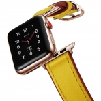 amBand Apple Watch Deri Kay (42/44mm)-Yellow