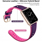 amBand Apple Watch Deri Kay (42/44mm)-Purple