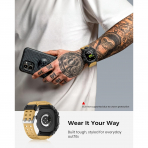 amBand Apple Watch Ultra 49mm Darbeye Dayankl Kay-Sand Beige