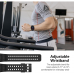 amBand Fitbit Sense/Versa K�l�fl� Spor Kay��-Black