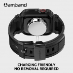 amBand M1 Sport Apple Watch 8 Kay(MIL-STD-810G)(42/44/45mm)-Black