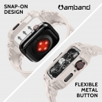 amBand M1 Sport Apple Watch 8 Kay(MIL-STD-810G)(42/44/45mm)-Starlight