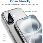 amFilm Apple iPhone 16 Cam Ekran Koruyucu (4 Adet)
