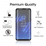 amFilm Samsung Galaxy S8 Temperli Cam Ekran Koruyucu