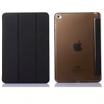 amhello iPad 2/3/4 Manyetik Deri Stand Kapak Klf-Black