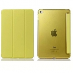 amhello iPad Mini 4 Manyetik Deri Stand Kapak Klf-Green