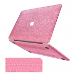 Generic MacBook Air Simli Koruyucu Klf (13.3 in)-Rose Red