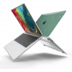 Generic MacBook Pro 13 in M2 Uyumlu Dayankl Klf -Green