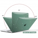 Generic MacBook Pro 13 in M2 Uyumlu Dayankl Klf -Green