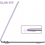 Generic MacBook Pro 13 in M2 Uyumlu Dayankl Klf -Purple