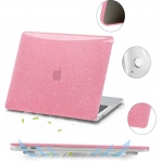 Generic MacBook Pro 13 in M2 Uyumlu Dayankl Klf -Rose Red