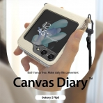 araree Canvas Diary Galaxy Z Flip 5 Askl Klf -Ivory