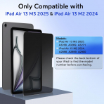 MOBDIK iPad Air M3 Privacy Ekran Koruyucu (13 in)