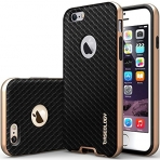 Caseology iPhone 6 Bumper Frame Case (Carbon Fiber Black)