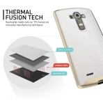 Caseology LG G4 Envoy Serisi Klf (Carbon Fiber White)