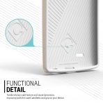 Caseology LG G4 Envoy Serisi Klf (Carbon Fiber White)