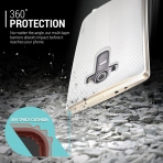 Caseology LG G4 Envoy Serisi Klf (Carbon Fiber White)
