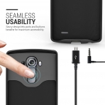 Caseology LG G4 Wavelenght Serisi Klf (Black)