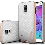 Caseology  Galaxy Note 4 Bumper Frame Case (Carbon Fiber White)