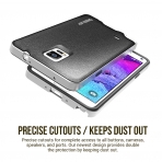 Caseology  Galaxy Note 4 Bumper Frame Klf (Charcoal Black)