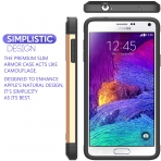 Caseology  Galaxy Note 4 Dual Layer Klf (Gold)