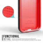 Caseology Galaxy S6 Threshold Serisi Klf (Red/ Black)