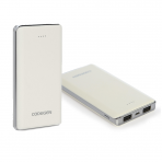 Codegen PowerX 10.000 mAh Deri Grnml Tanabilir arj Cihaz Powerbank-Beyaz