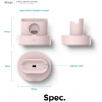 elago 2si 1 Arada Mini Hub Pro Silikon arj Stand-Sand Pink