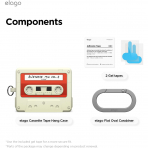 elago Apple AirPods Pro 3 Kaset Tipi Klf-Beige