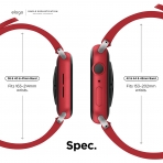 elago Apple Watch 7 Silikon Kay (41mm)-Red