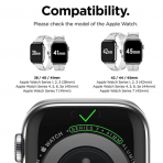 elago Apple Watch 7 Silikon Kay (41mm)-Clear
