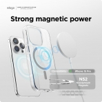 elago Apple iPhone 15 Pro Manyetik Klf-Medium Grey