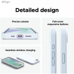 elago Apple iPhone 16e Manyetik Klf-Light Blue