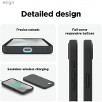 elago Apple iPhone 16e Manyetik Klf-Black