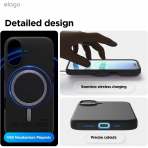 elago Apple iPhone 17 Manyetik Klf-Black
