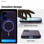 elago Apple iPhone 17 Manyetik Klf-Deep Purple
