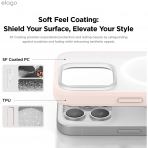 elago Apple iPhone 16 Pro Hybrid effaf Klf-Matte Pink