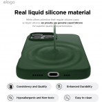 elago Apple iPhone 16 Pro Silikon Klf-Alpine Green