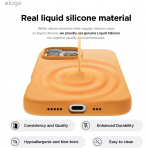 elago Apple iPhone 16 Pro Silikon Klf-Orange