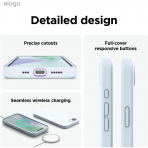 elago Apple iPhone 16e Silikon Klf-Light Blue