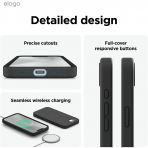 elago Apple iPhone 16e Silikon Klf-Black
