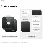 elago Apple iPhone Air Kamera Lens Koruyucu(2 Adet)