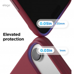 elago Apple iPhone Air Manyetik Klf-Burgundy