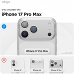 elago Apple iPhone 17 Pro Max Manyetik K�l�f-Aqua Sky