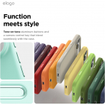 elago Apple iPhone 17 Pro Max Manyetik K�l�f-Aqua Sky