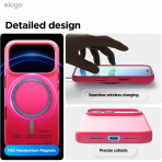 elago Apple iPhone 17 Pro Max Manyetik K�l�f-Ice Red
