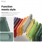 elago Apple iPhone 17 Pro Max Manyetik K�l�f-Midnight Green