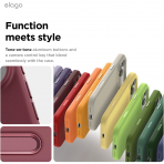 elago Apple iPhone 17 Pro Max Manyetik K�l�f-Burgundy