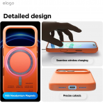 elago Apple iPhone 17 Pro Manyetik Klf-Orange
