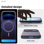 elago Apple iPhone 17 Pro Manyetik Klf-Deep Purple